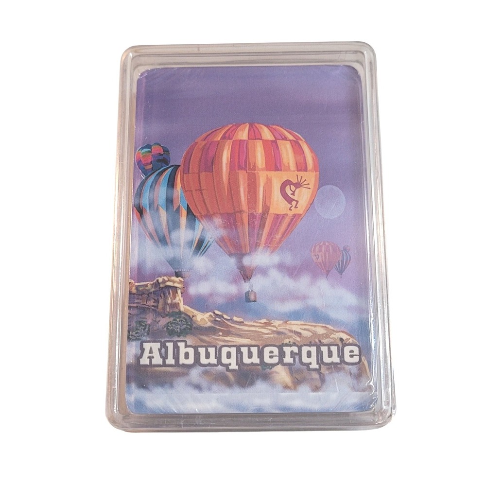 Albuquerque Hot Air Balloon Playing Cards Kokopelli Souvenir New Sealed Case